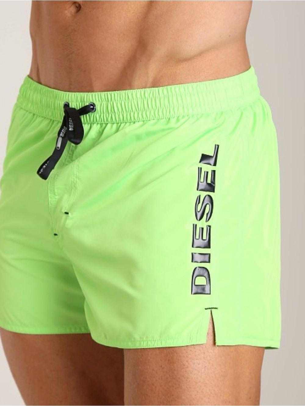 EUC Diesel Neon Lime Green Men’s Swim Trunks